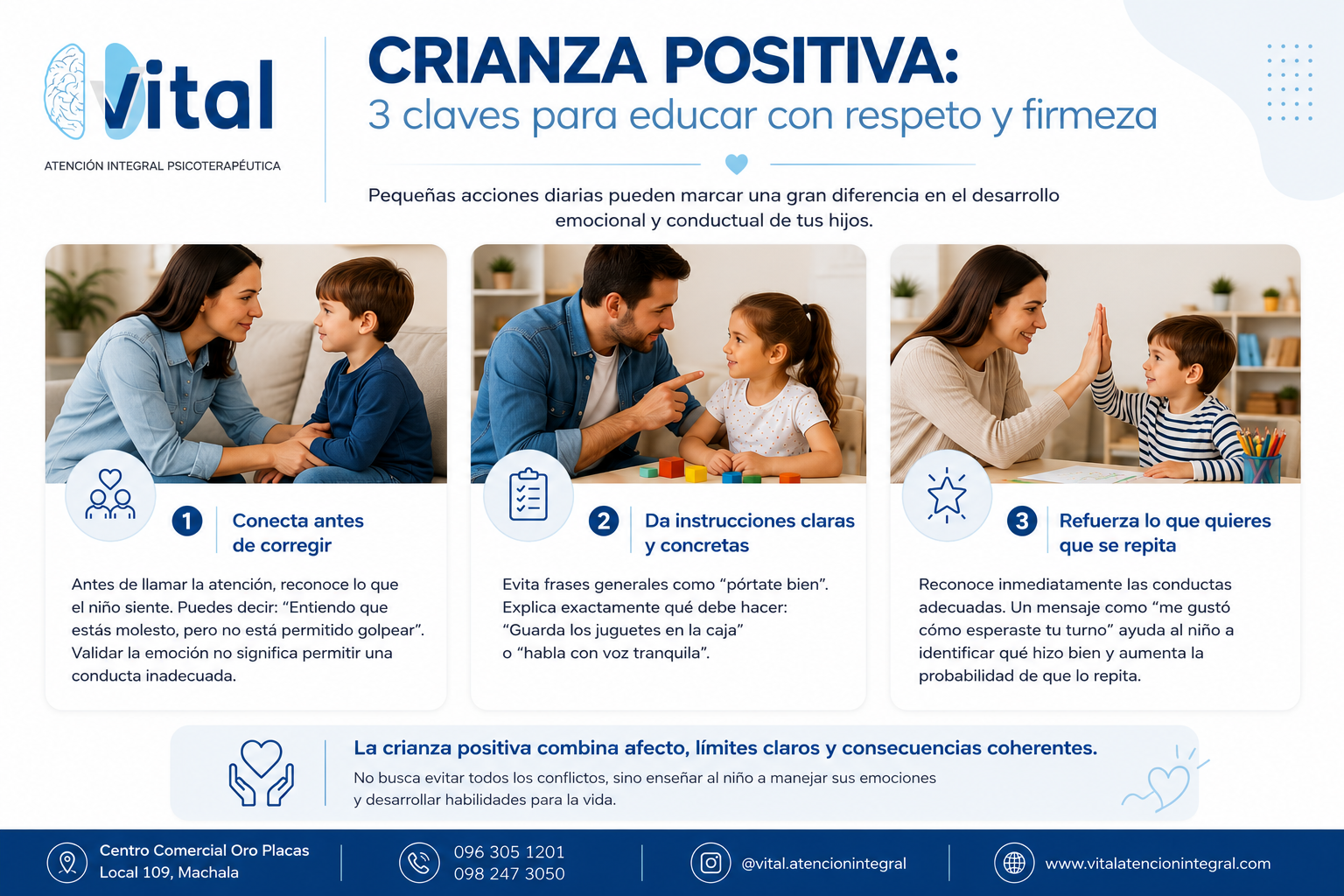 Crianza positiva: 3 claves para educar con respeto y firmeza